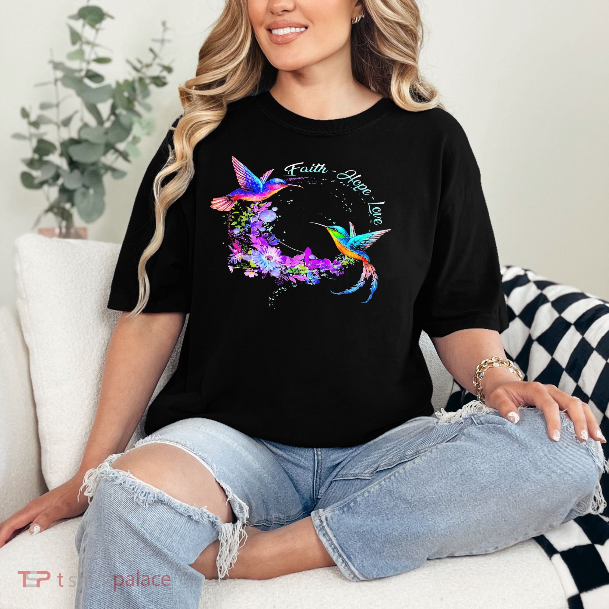 Hummingbird Bird Tree Beautiful Nature Spirit Comfort Colors T-Shirt
