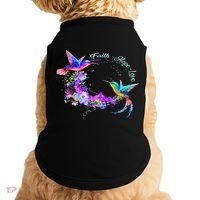 Hummingbird Bird Tree Beautiful Nature Spirit Doggie Tank thumb 0