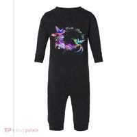 Hummingbird Bird Tree Beautiful Nature Spirit Infant Fleece One Piece thumb 0