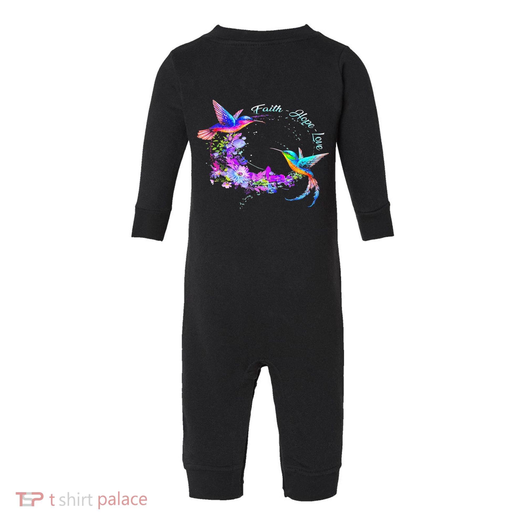 Hummingbird Bird Tree Beautiful Nature Spirit Infant Fleece One Piece
