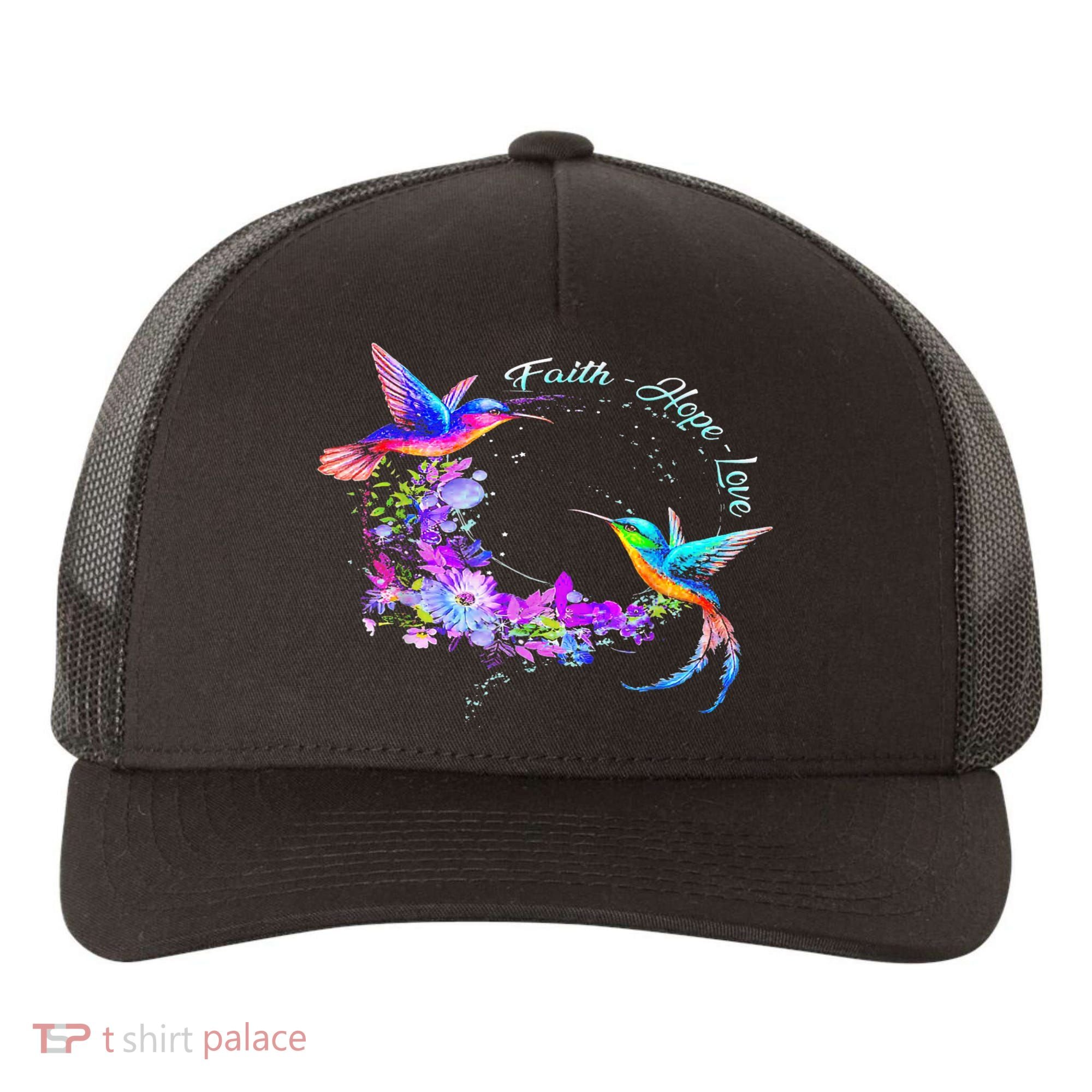 Hummingbird Bird Tree Beautiful Nature Spirit Yupoong Adult 5-Panel Trucker Hat