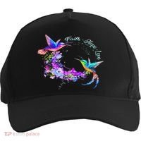 Hummingbird Bird Tree Beautiful Nature Spirit Five-Panel Snapback Cap thumb 0