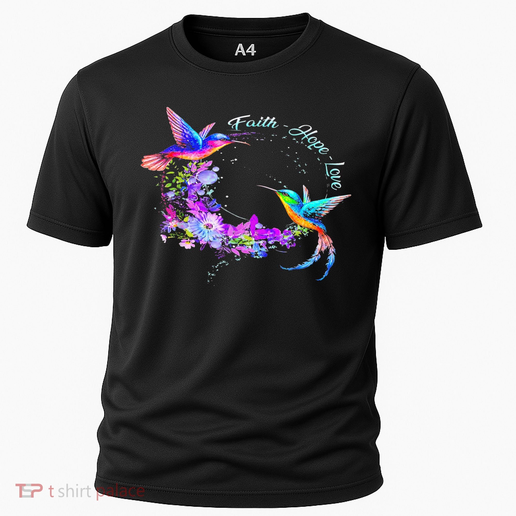 Hummingbird Bird Tree Beautiful Nature Spirit Cooling Performance Crew T-Shirt
