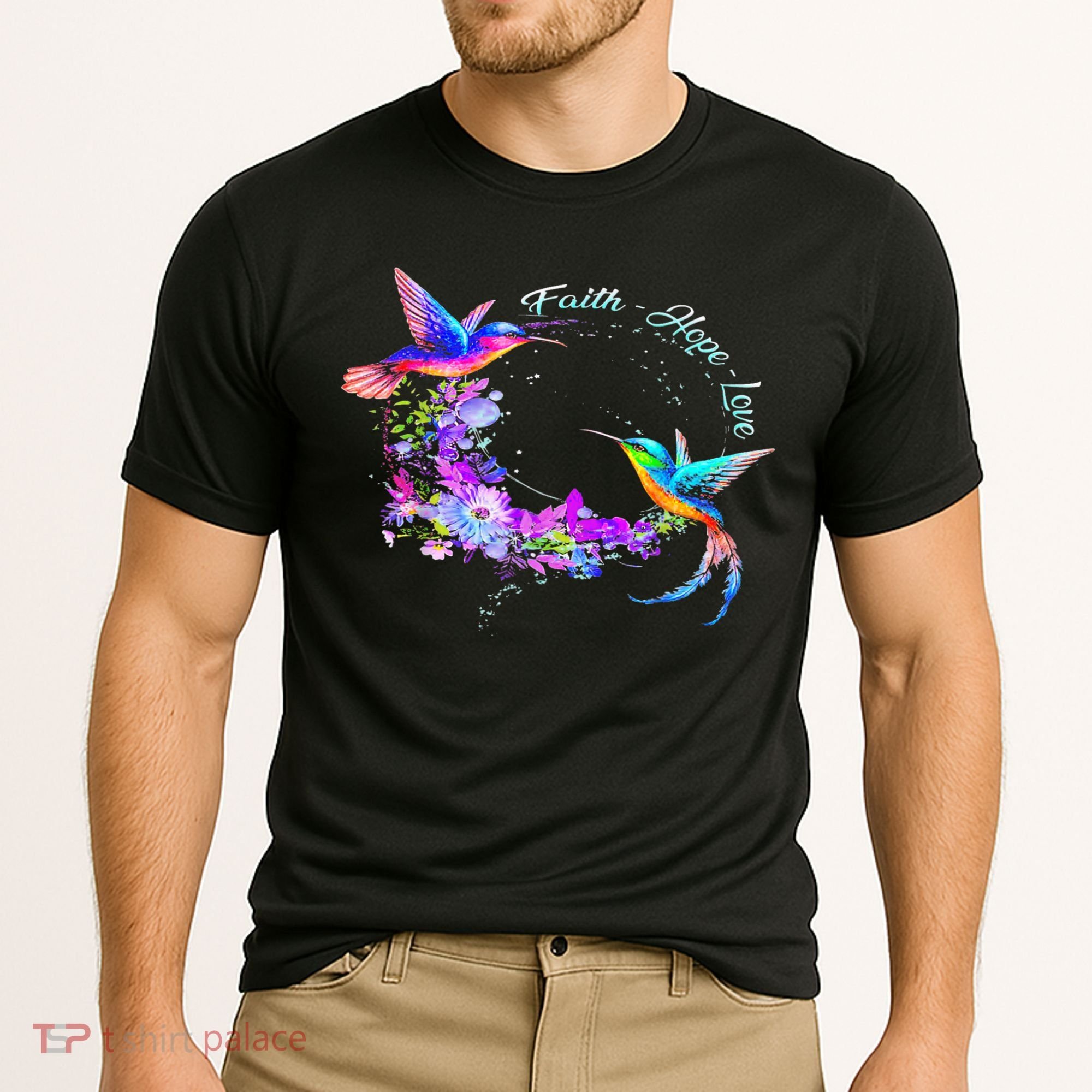 Hummingbird Bird Tree Beautiful Nature Spirit Cooling Performance Crew T-Shirt
