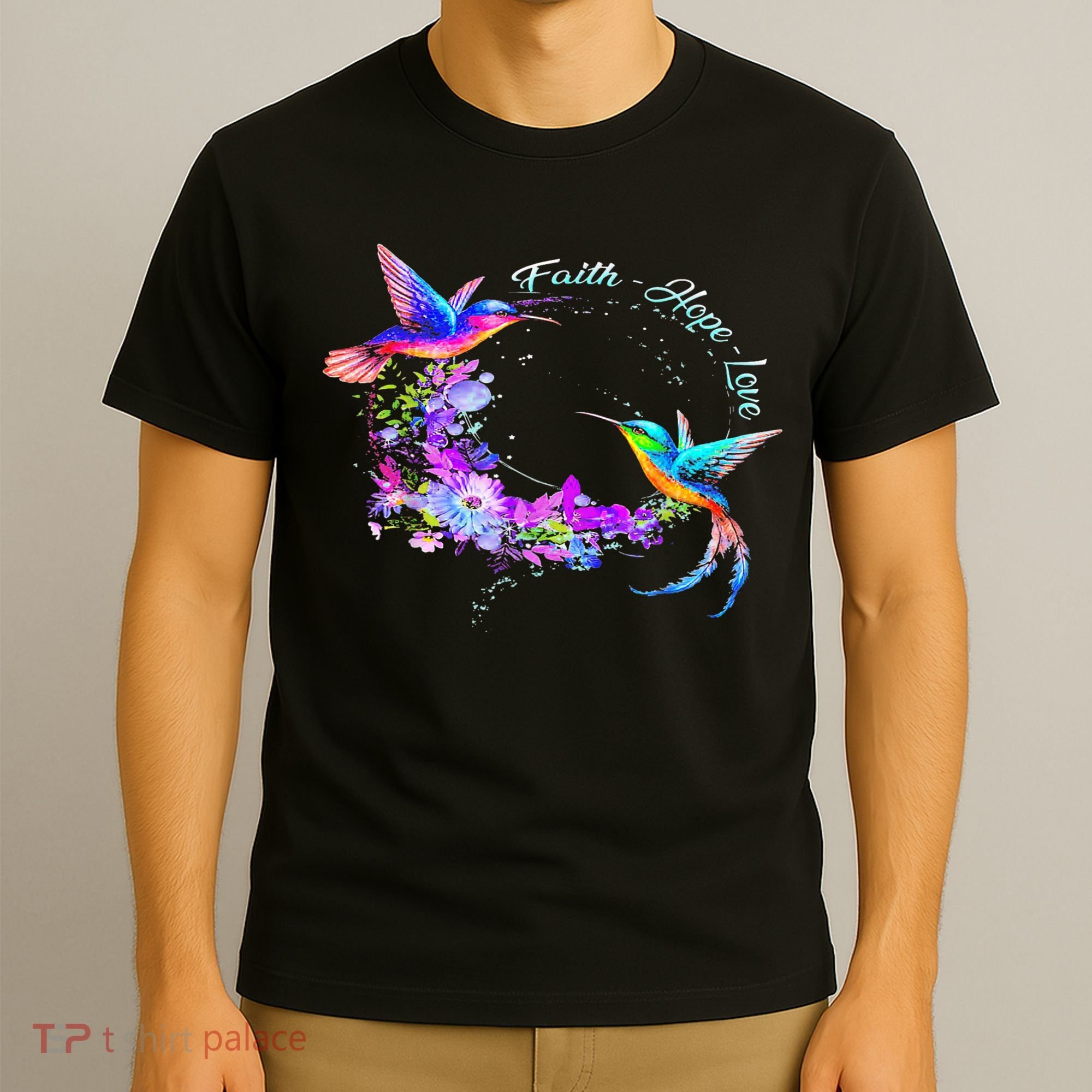Hummingbird Bird Tree Beautiful Nature Spirit T-Shirt