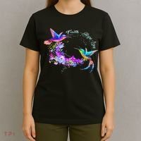 Hummingbird Bird Tree Beautiful Nature Spirit T-Shirt thumb 4