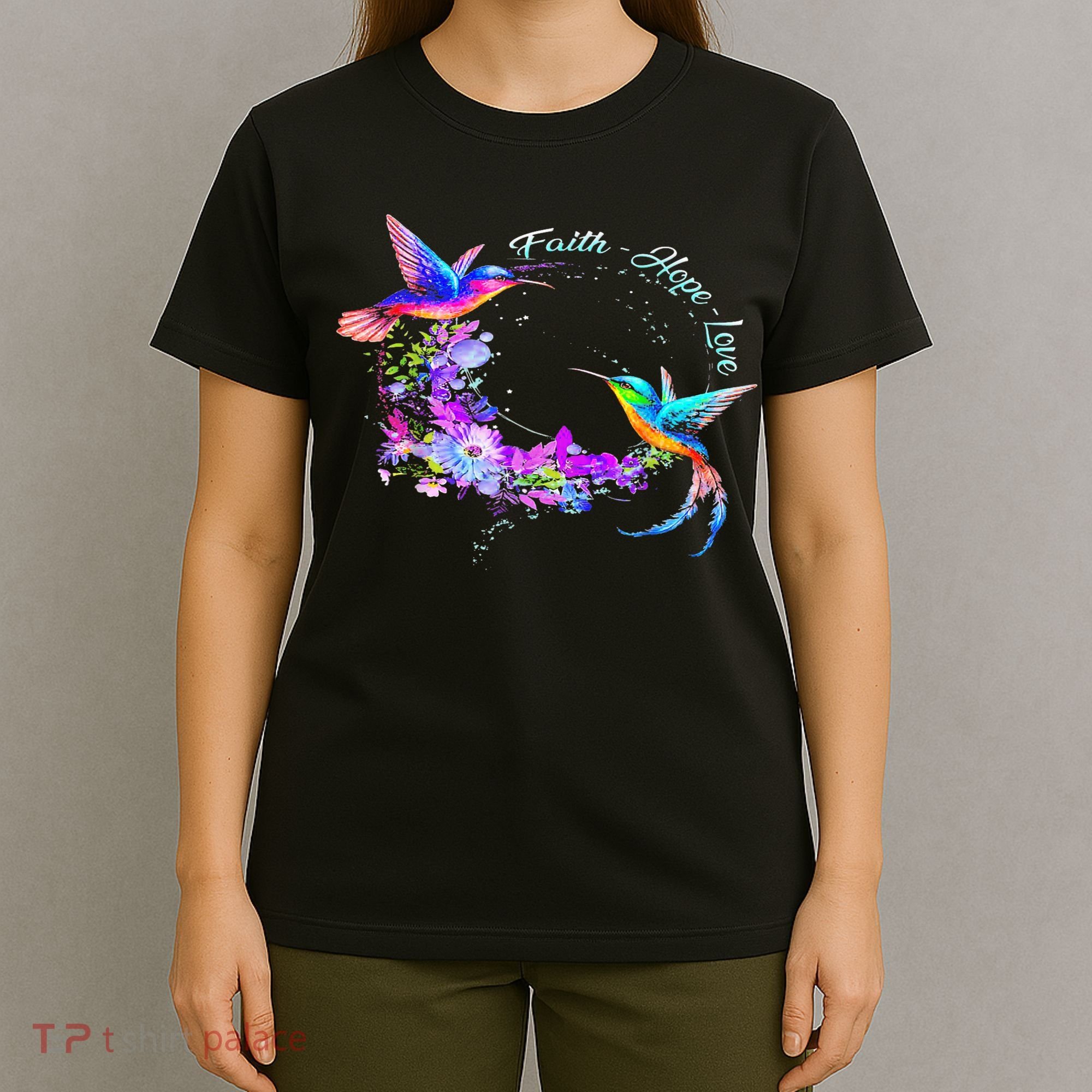 Hummingbird Bird Tree Beautiful Nature Spirit T-Shirt