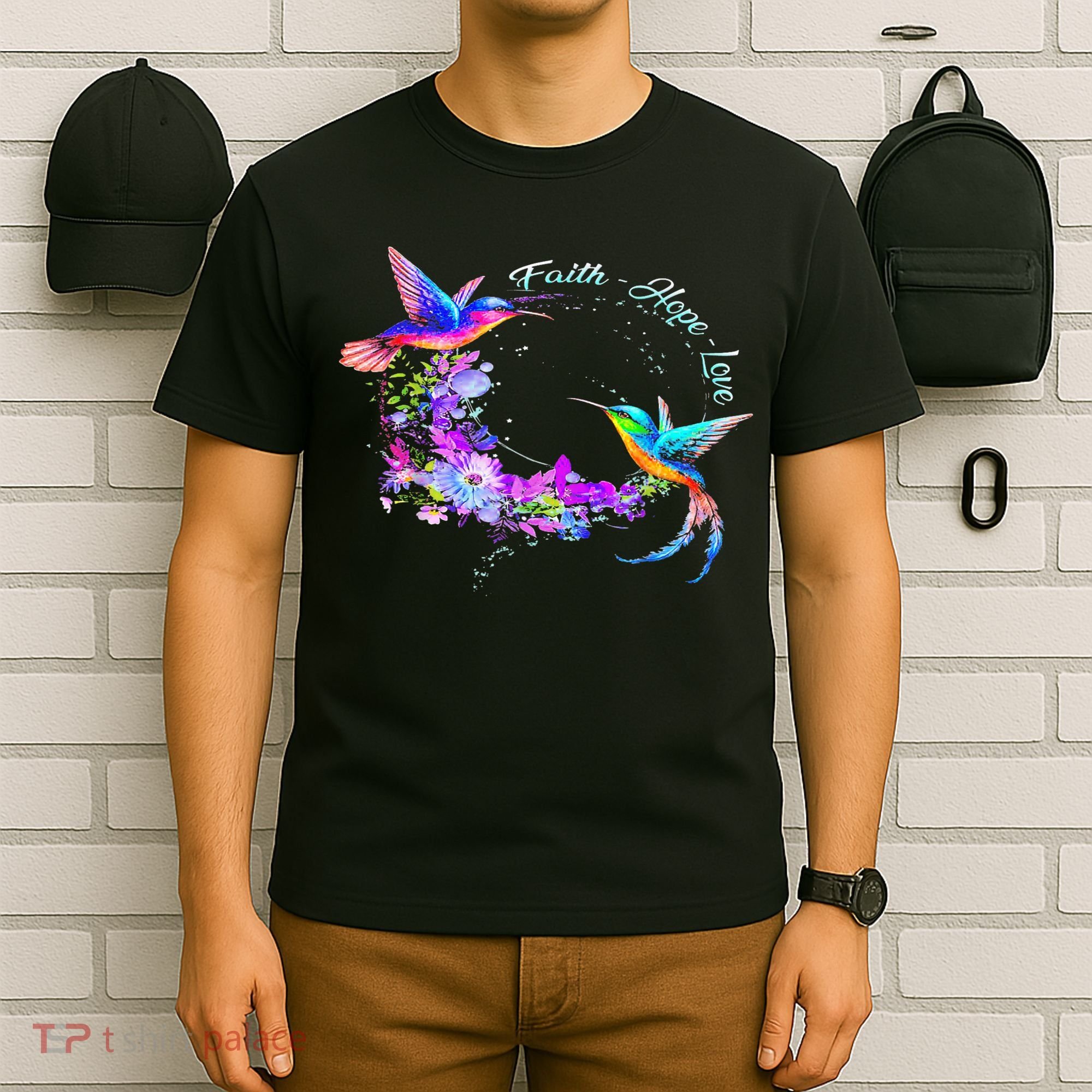Hummingbird Bird Tree Beautiful Nature Spirit T-Shirt