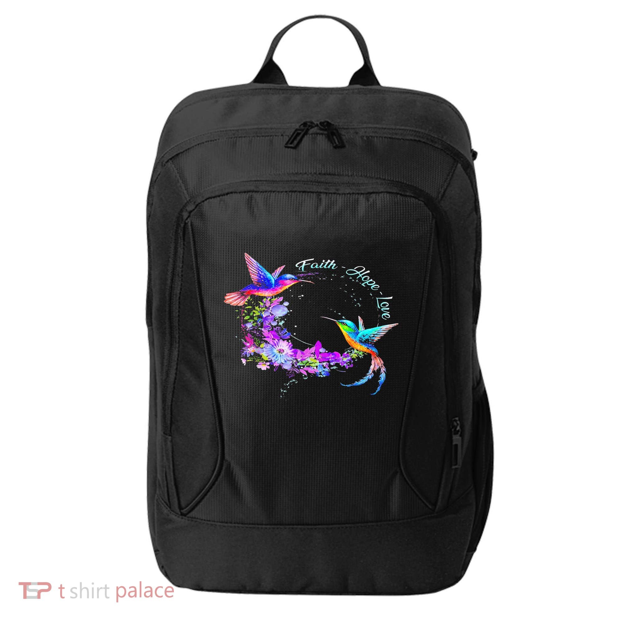 Hummingbird Bird Tree Beautiful Nature Spirit City Backpack