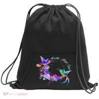 Hummingbird Bird Tree Beautiful Nature Spirit Sweatshirt Cinch Pack Bag thumb 0