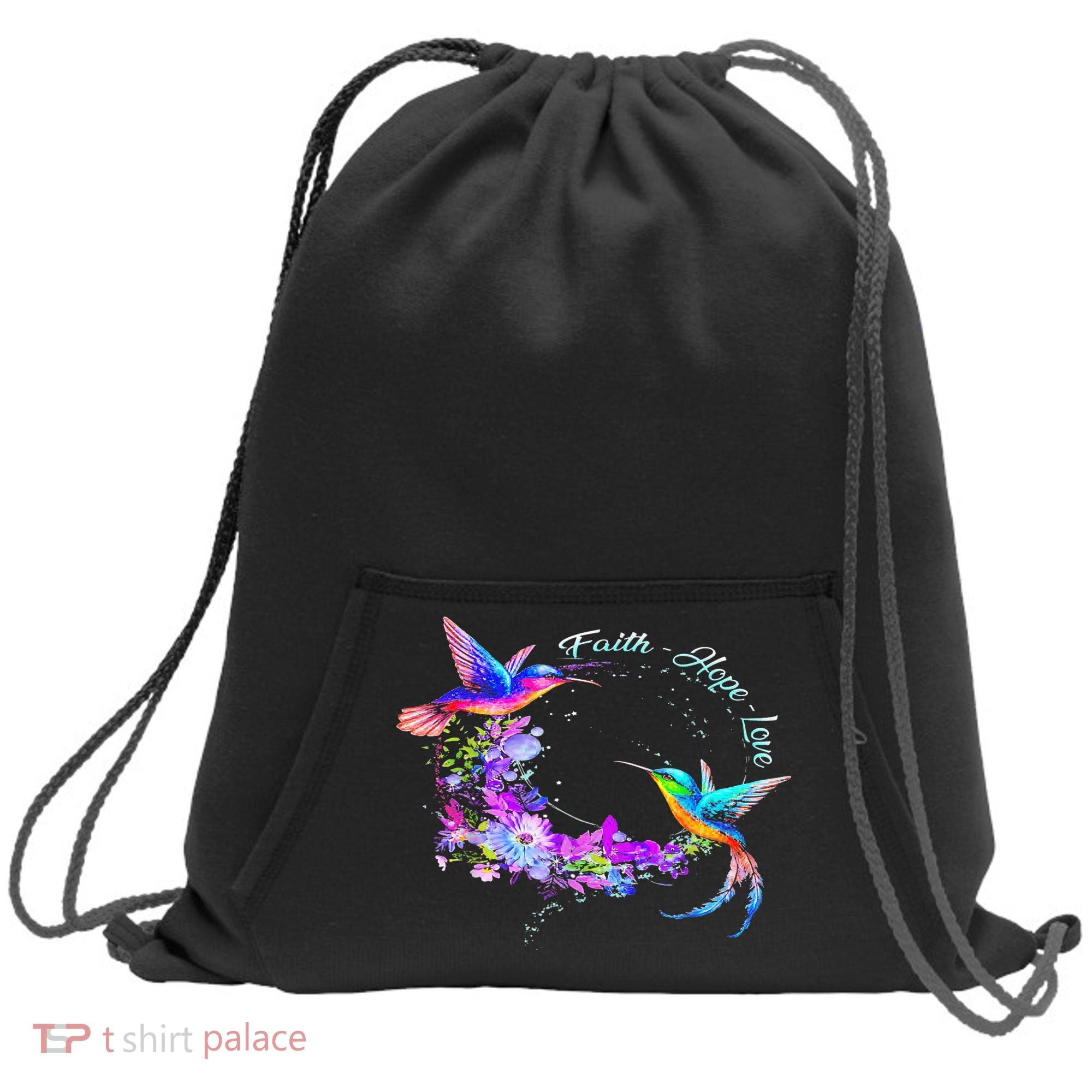 Hummingbird Bird Tree Beautiful Nature Spirit Sweatshirt Cinch Pack Bag