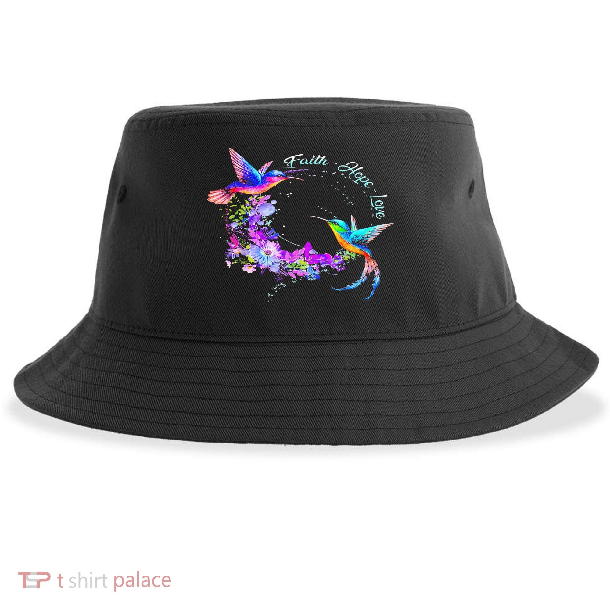 Hummingbird Bird Tree Beautiful Nature Spirit Sustainable Bucket Hat