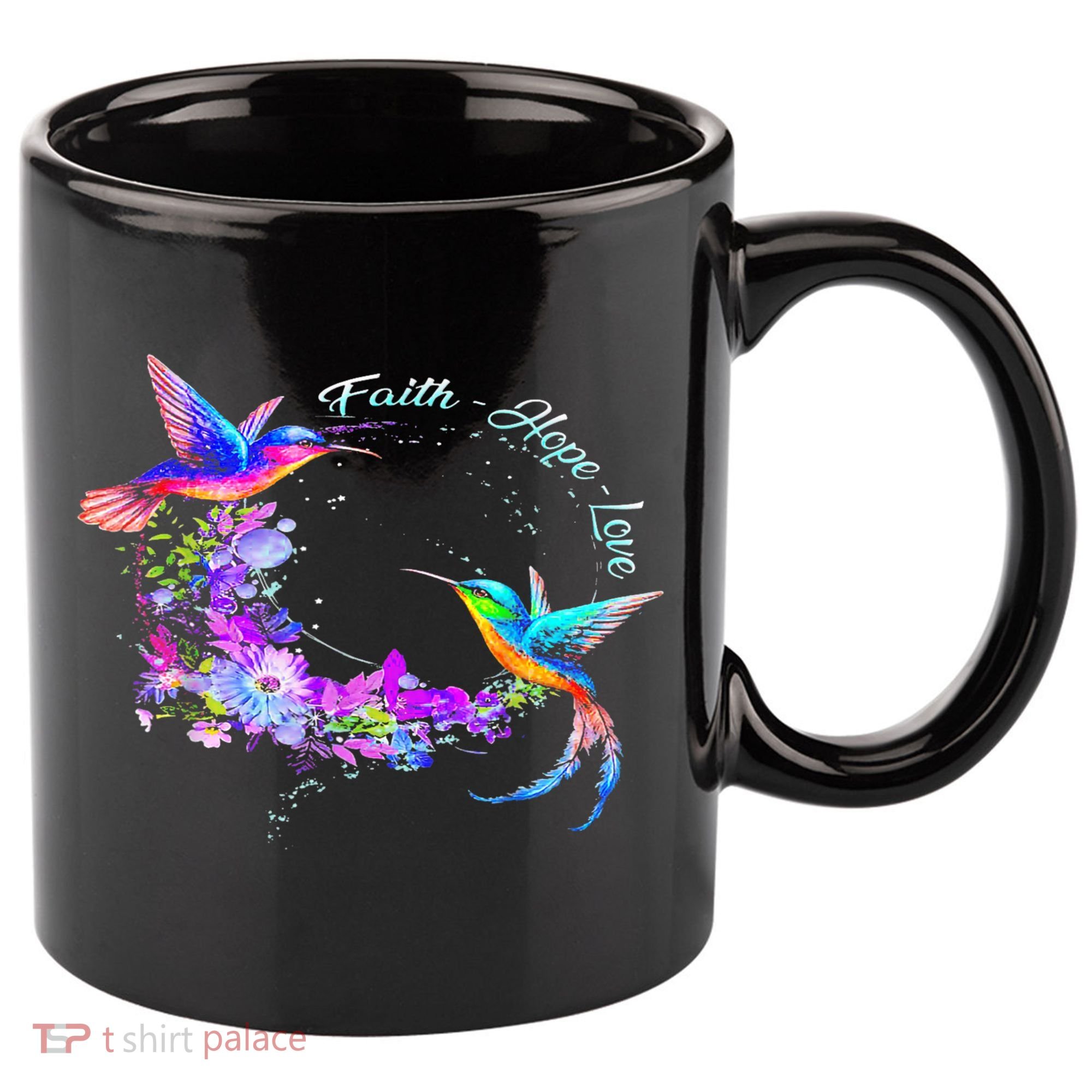 Hummingbird Bird Tree Beautiful Nature Spirit 11oz C Handle Ceramic Mug