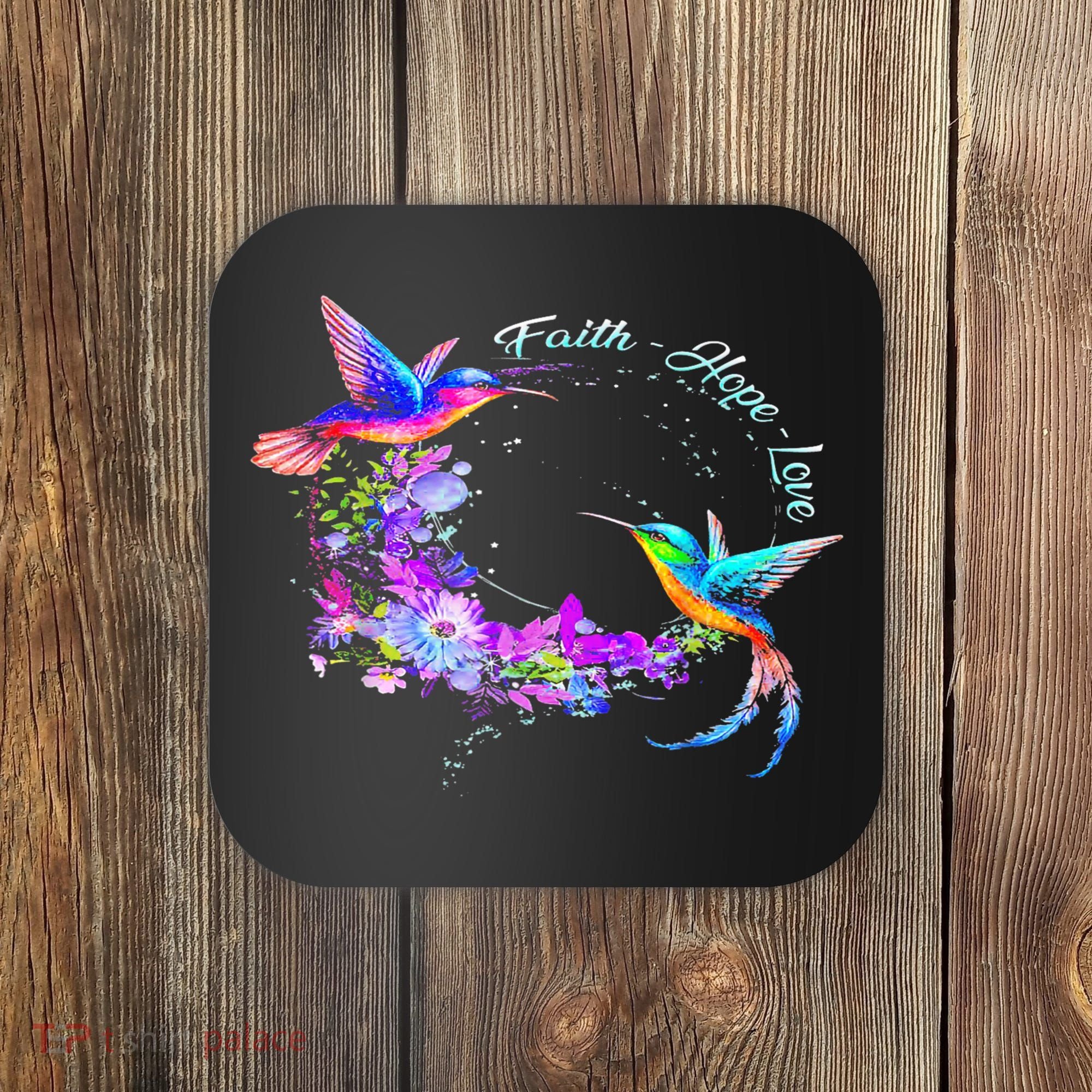 Hummingbird Bird Tree Beautiful Nature Spirit Coaster