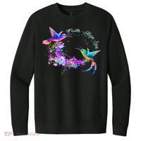 Hummingbird Bird Tree Beautiful Nature Spirit V.I.T. Fleece Crew Sweatshirt thumb 0