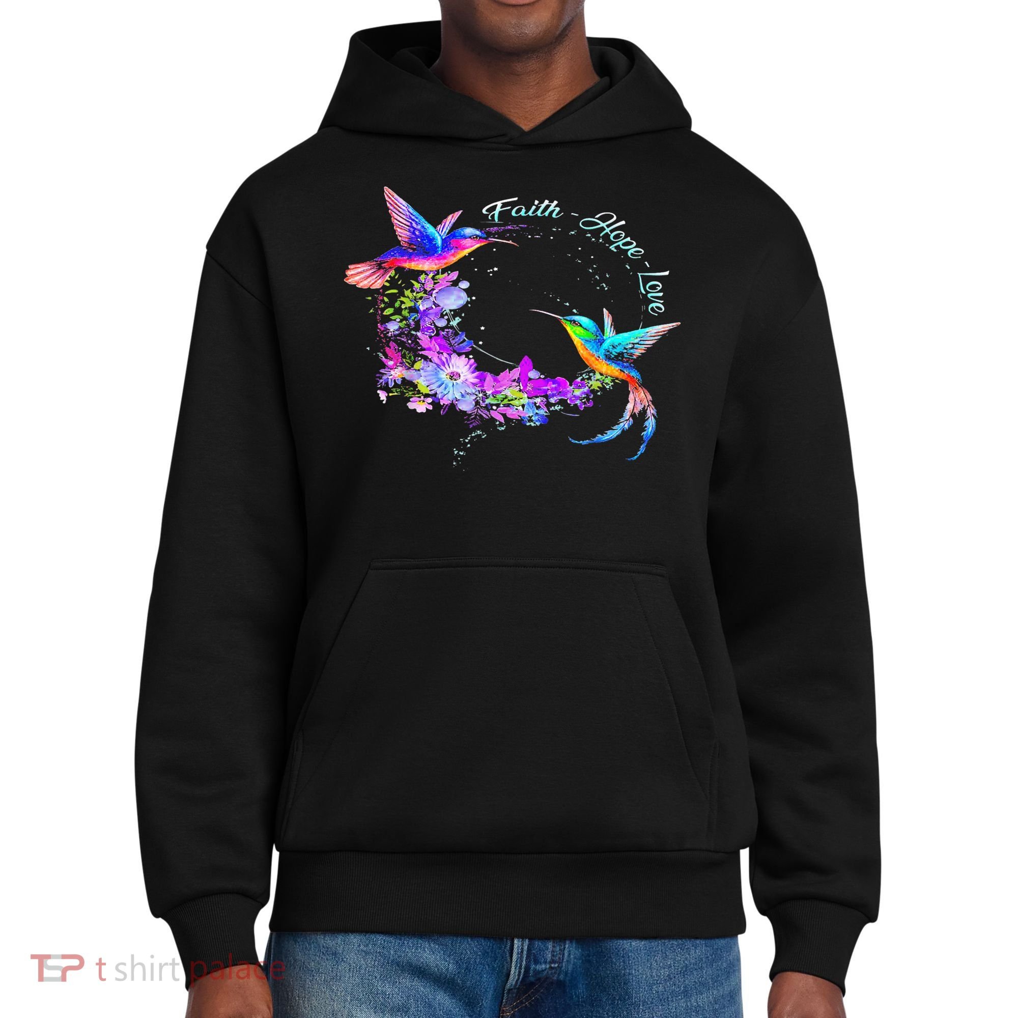 Hummingbird Bird Tree Beautiful Nature Spirit District V.I.T. Heavyweight Hoodie