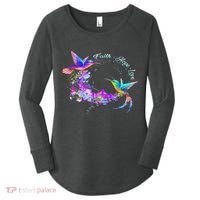 Hummingbird Bird Tree Beautiful Nature Spirit Women's Perfect Tri Tunic Long Sleeve Shirt thumb 0