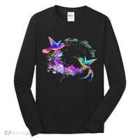Hummingbird Bird Tree Beautiful Nature Spirit Tall Long Sleeve Shirt thumb 0