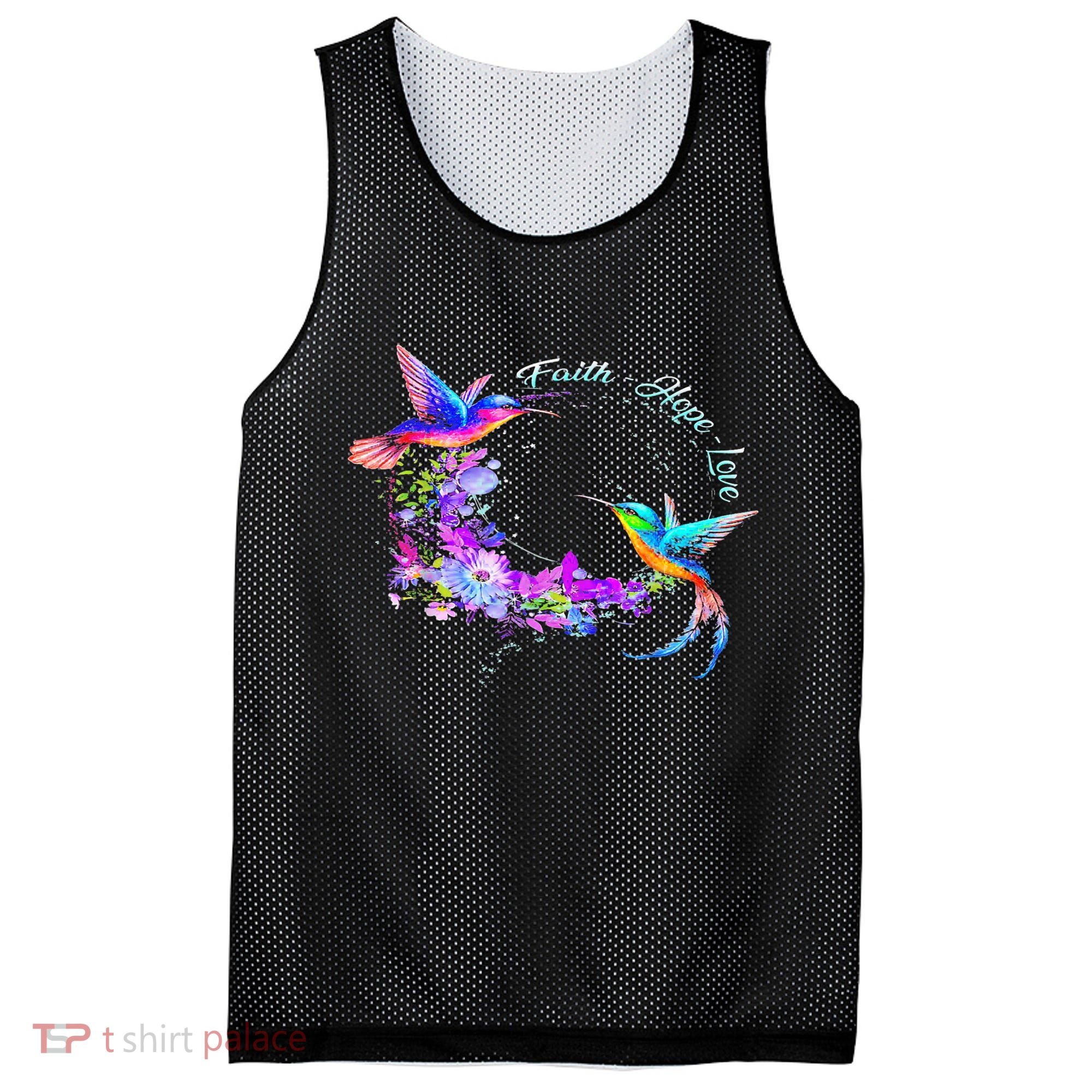 Hummingbird Bird Tree Beautiful Nature Spirit Mesh Reversible Basketball Jersey Tank