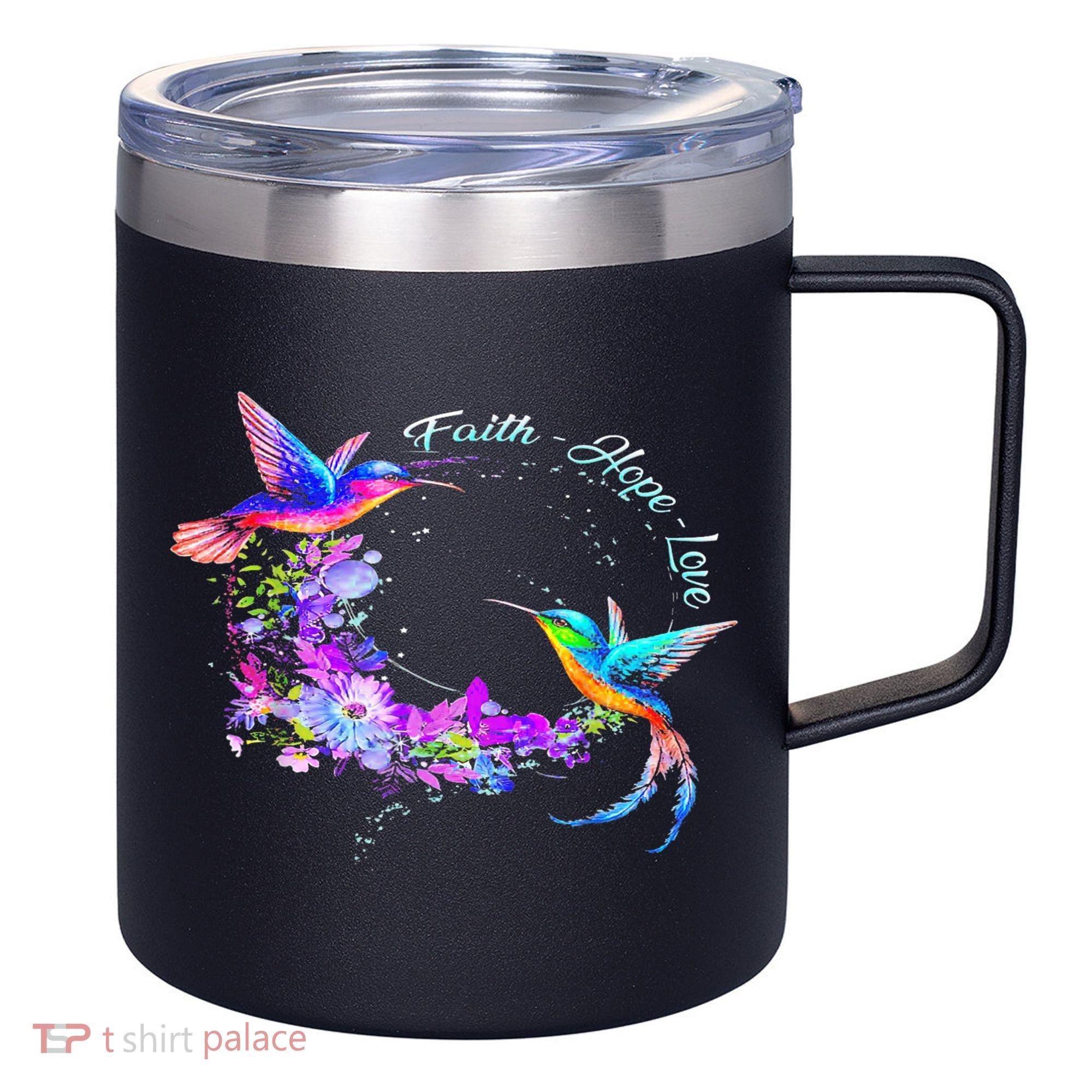 Hummingbird Bird Tree Beautiful Nature Spirit 12oz Stainless Steel Coffee Mug