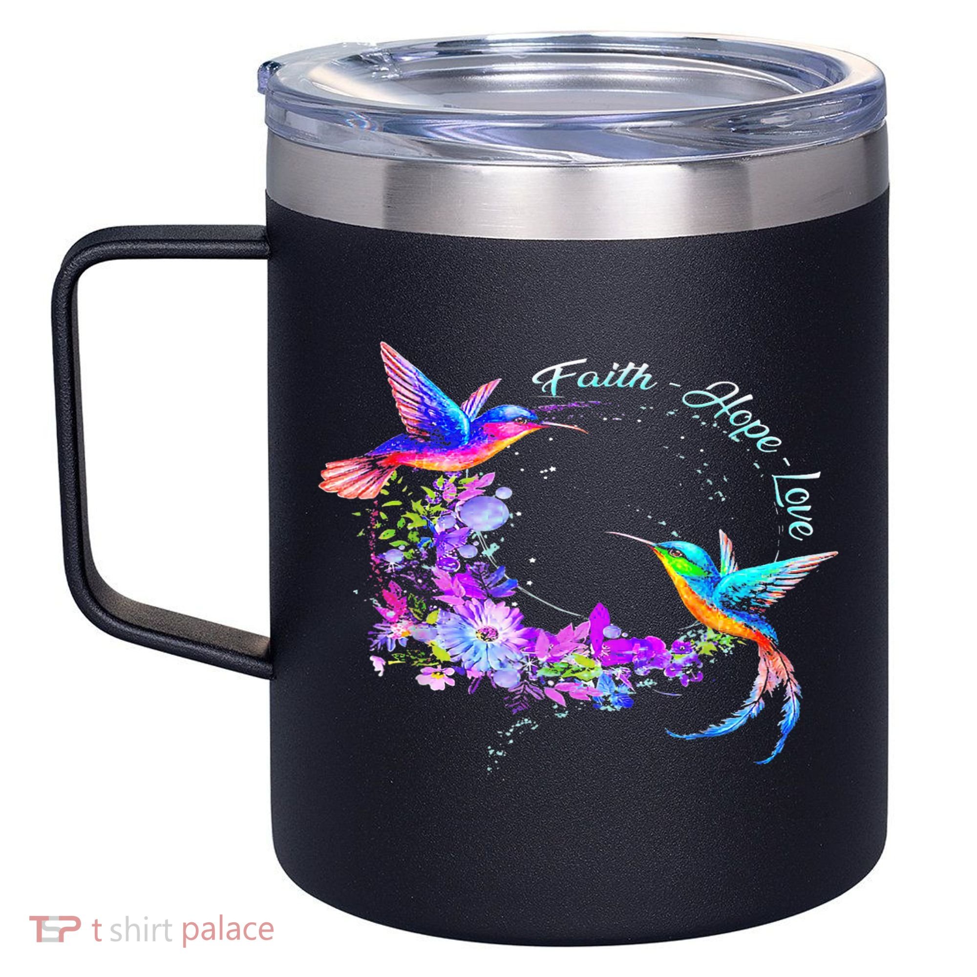 Hummingbird Bird Tree Beautiful Nature Spirit 12oz Stainless Steel Coffee Mug