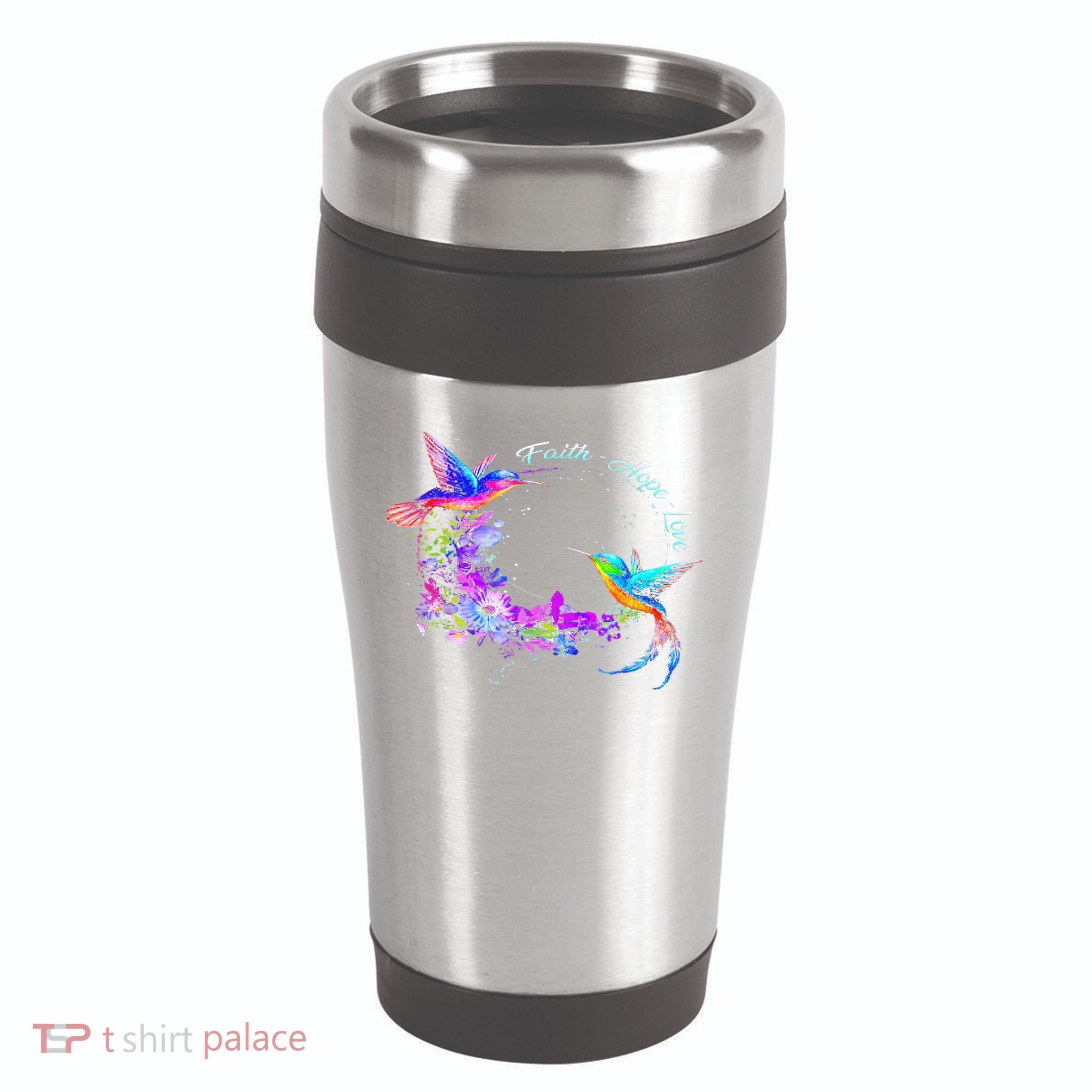 Hummingbird Bird Tree Beautiful Nature Spirit 16oz Travel Tumbler