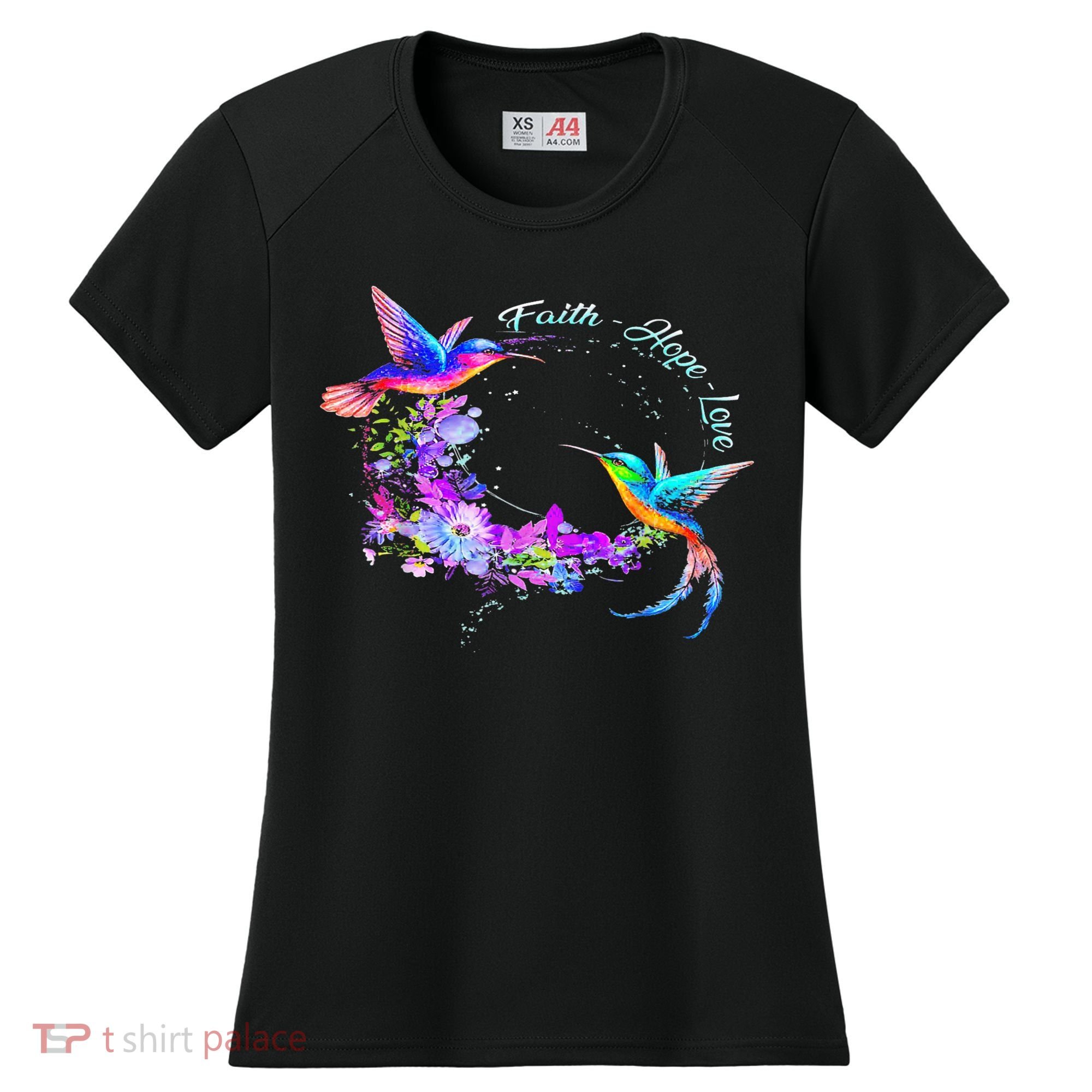Hummingbird Bird Tree Beautiful Nature Spirit Women's Cooling Performance Crew T-Shirt