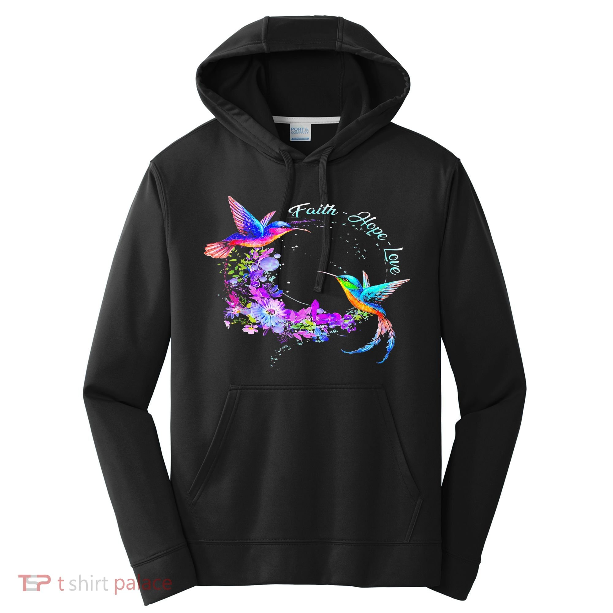 Hummingbird Bird Tree Beautiful Nature Spirit Performance Fleece Hoodie
