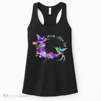 Hummingbird Bird Tree Beautiful Nature Spirit Women's Tank Top thumb 0