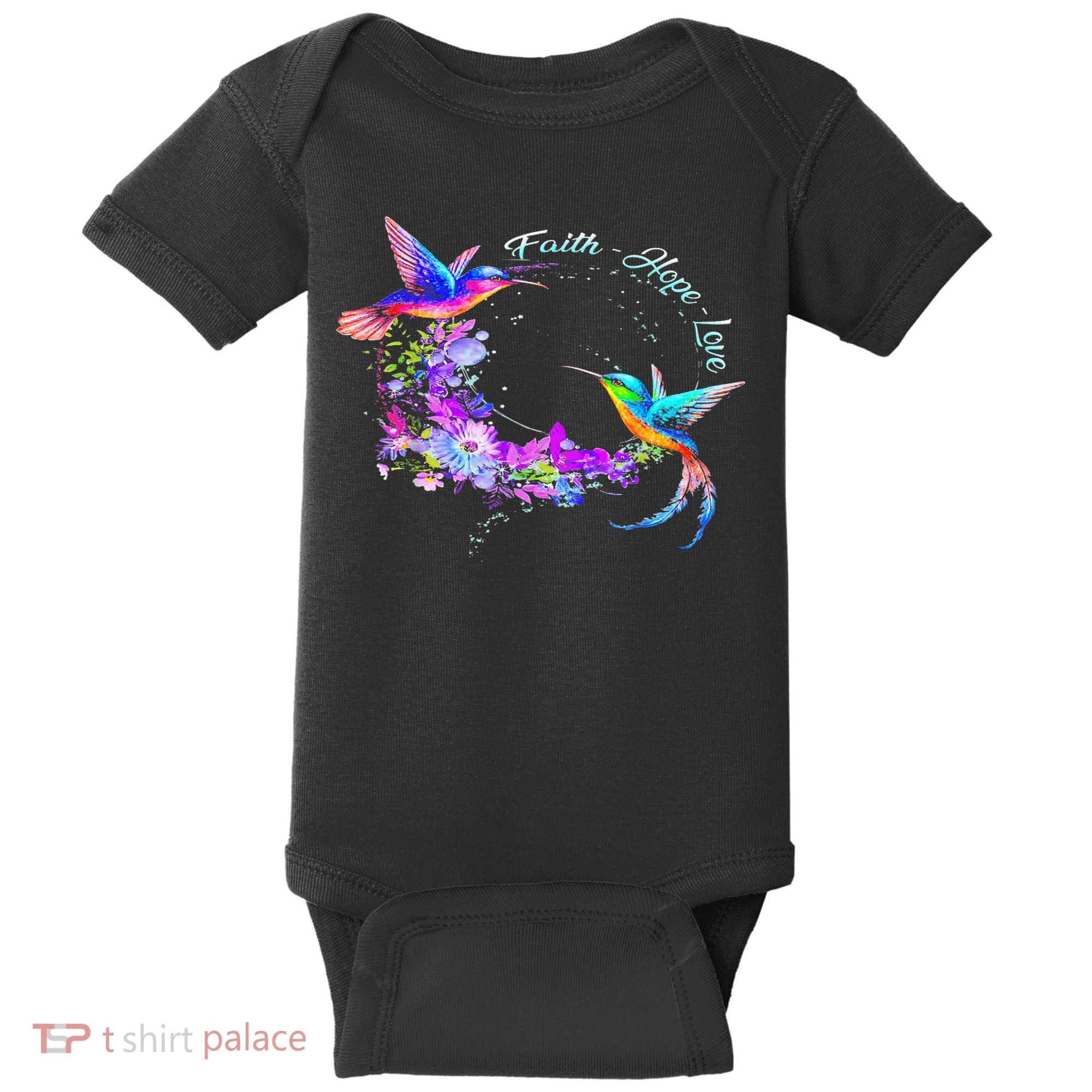 Hummingbird Bird Tree Beautiful Nature Spirit Baby Bodysuit