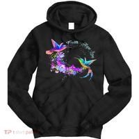 Hummingbird Bird Tree Beautiful Nature Spirit Tie Dye Hoodie thumb 0