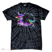 Hummingbird Bird Tree Beautiful Nature Spirit Tie-Dye T-Shirt thumb 0