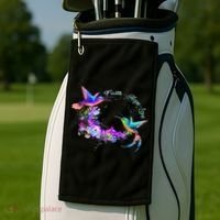 Hummingbird Bird Tree Beautiful Nature Spirit Golf Towel thumb 2