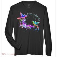 Hummingbird Bird Tree Beautiful Nature Spirit Zone Performance Long-Sleeve T-Shirt thumb 0