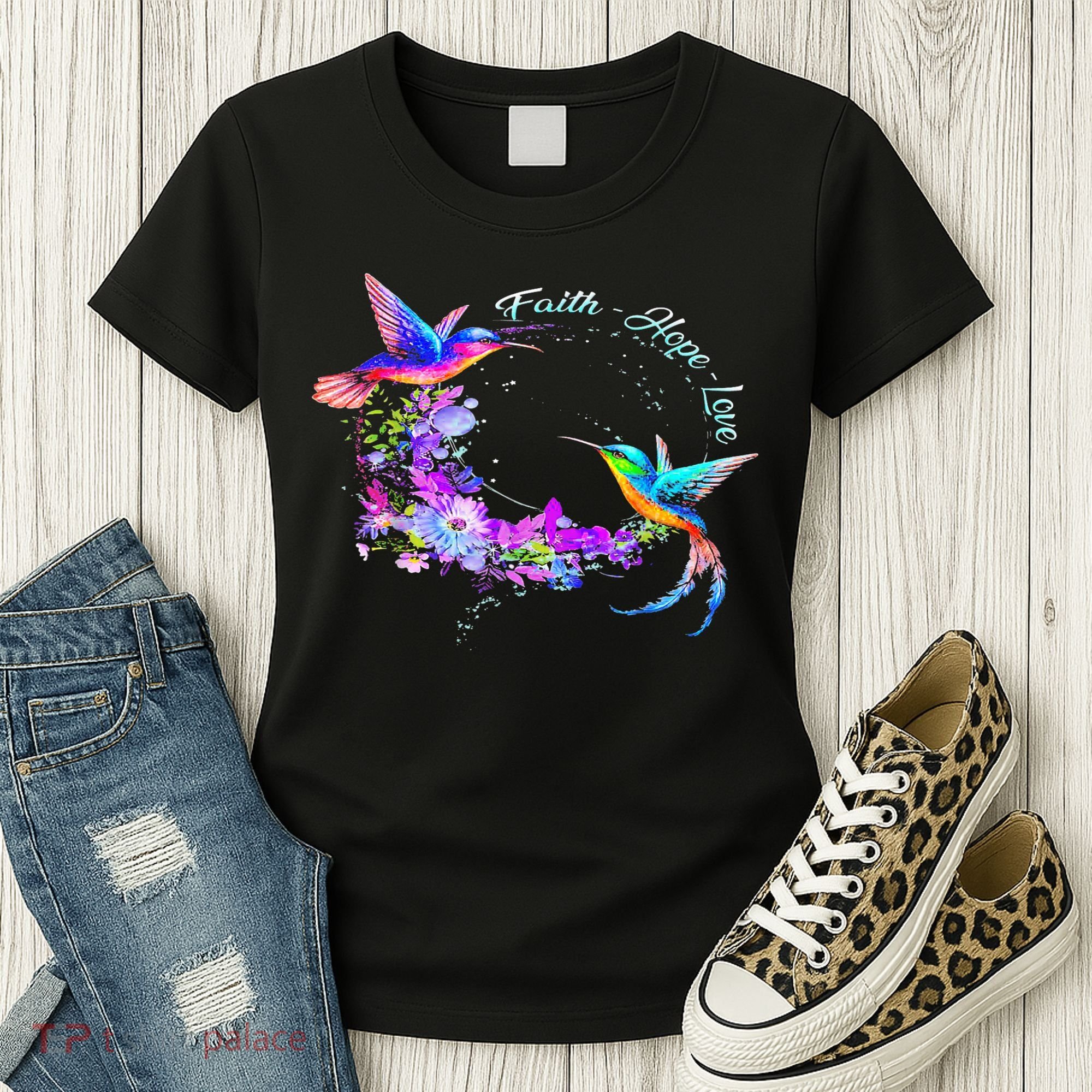 Hummingbird Bird Tree Beautiful Nature Spirit Women's T-Shirt