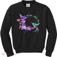 Hummingbird Bird Tree Beautiful Nature Spirit Kids Sweatshirt thumb 0