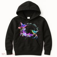 Hummingbird Bird Tree Beautiful Nature Spirit Kids Hoodie thumb 0