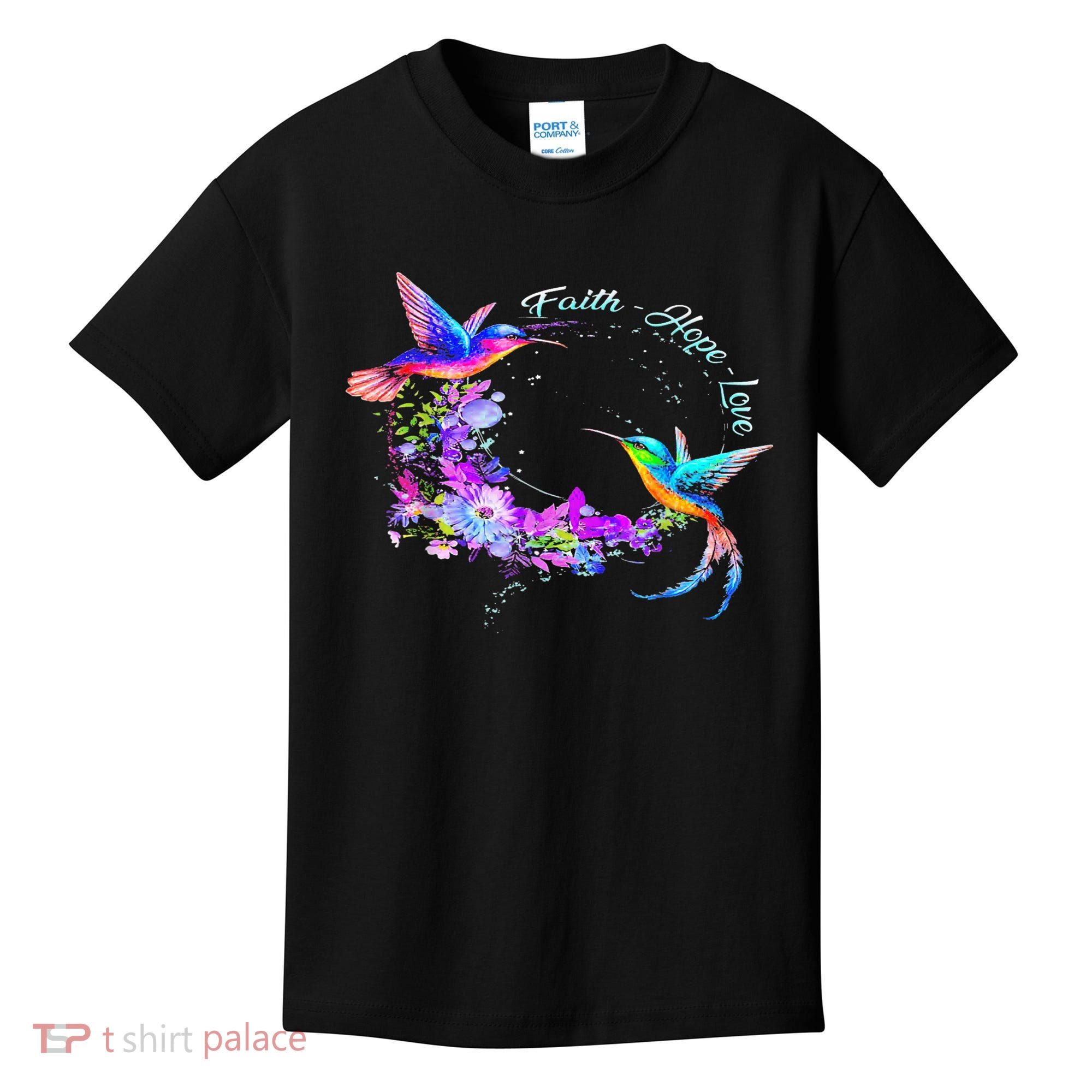 Hummingbird Bird Tree Beautiful Nature Spirit Kids T-Shirt