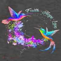 Hummingbird Bird Tree Beautiful Nature Spirit Vector Backpack thumb 2