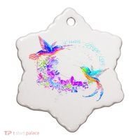 Hummingbird Bird Tree Beautiful Nature Spirit Ceramic Ornament thumb 0