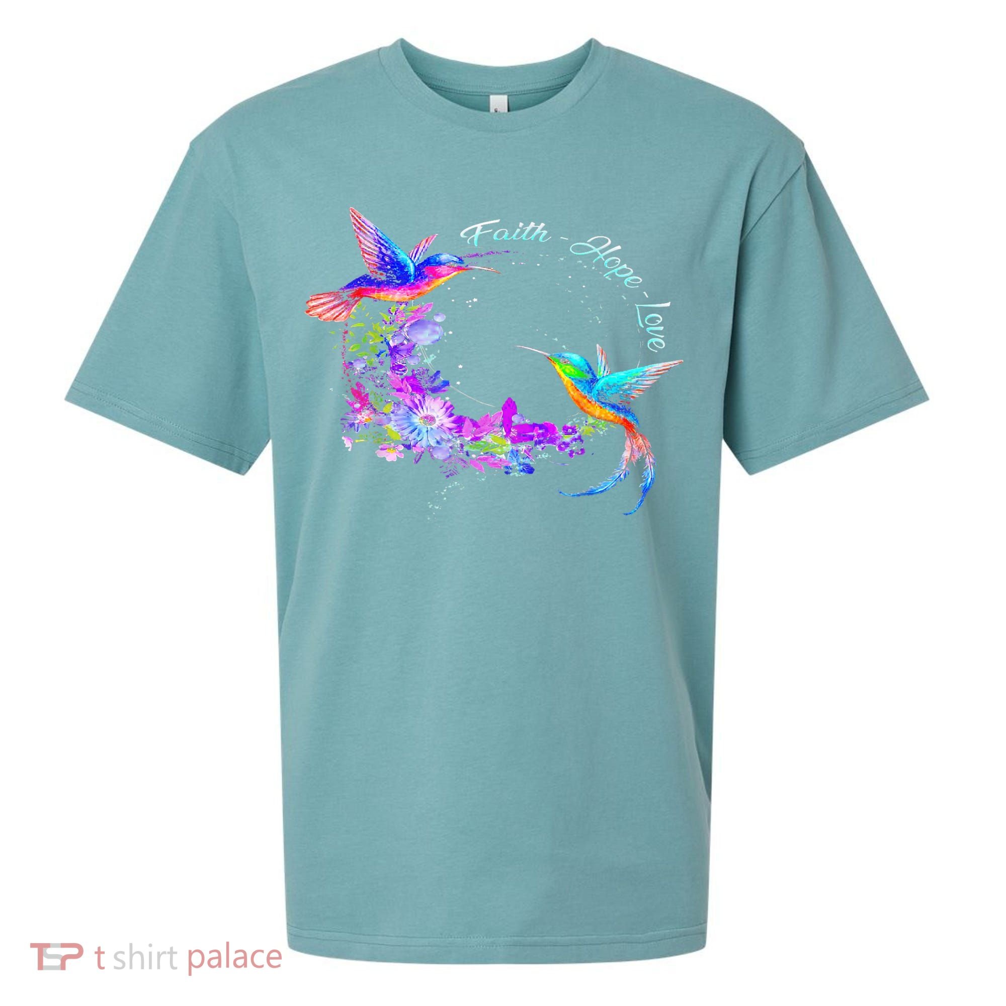 Hummingbird Bird Tree Beautiful Nature Spirit Sueded Cloud Jersey T-Shirt