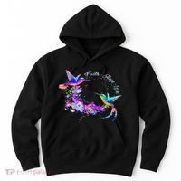Hummingbird Bird Tree Beautiful Nature Spirit Hoodie thumb 0