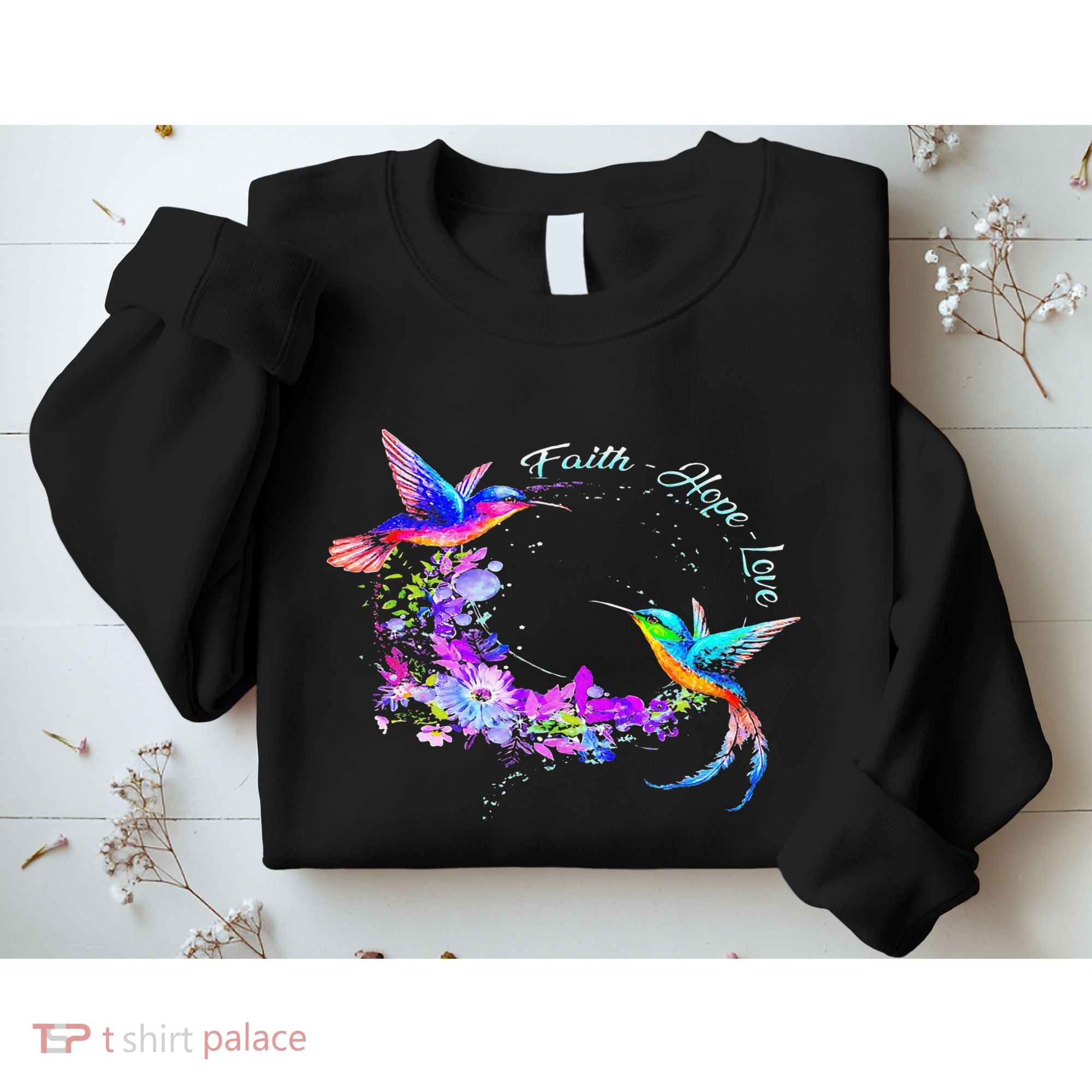 Hummingbird Bird Tree Beautiful Nature Spirit Sweatshirt