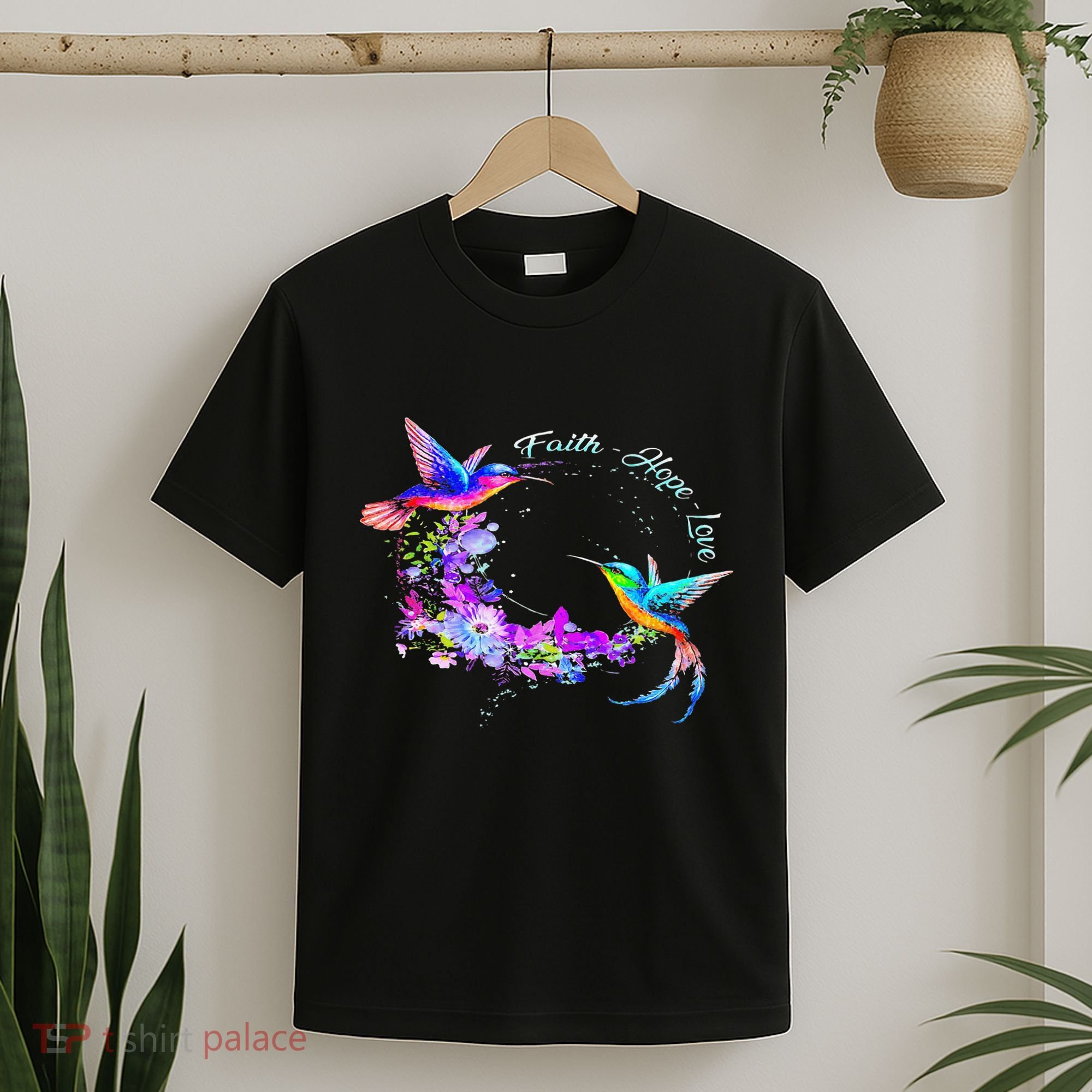 Hummingbird Bird Tree Beautiful Nature Spirit T-Shirt