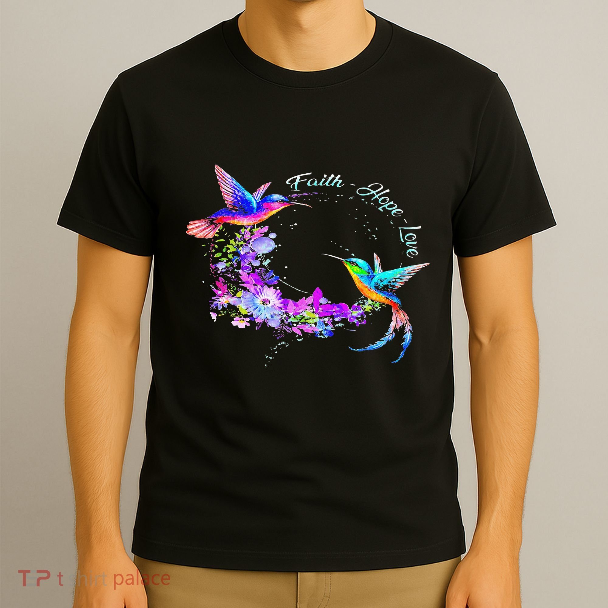 Hummingbird Bird Tree Beautiful Nature Spirit T-Shirt