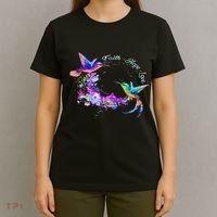 Hummingbird Bird Tree Beautiful Nature Spirit T-Shirt thumb 4