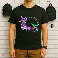 Hummingbird Bird Tree Beautiful Nature Spirit T-Shirt thumb 6