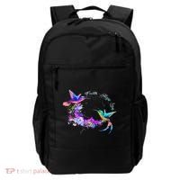 Hummingbird Bird Tree Beautiful Nature Spirit Backpack thumb 0