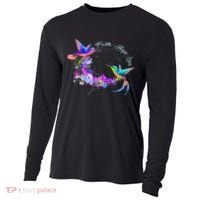 Hummingbird Bird Tree Beautiful Nature Spirit Cooling Performance Long Sleeve Crew thumb 0