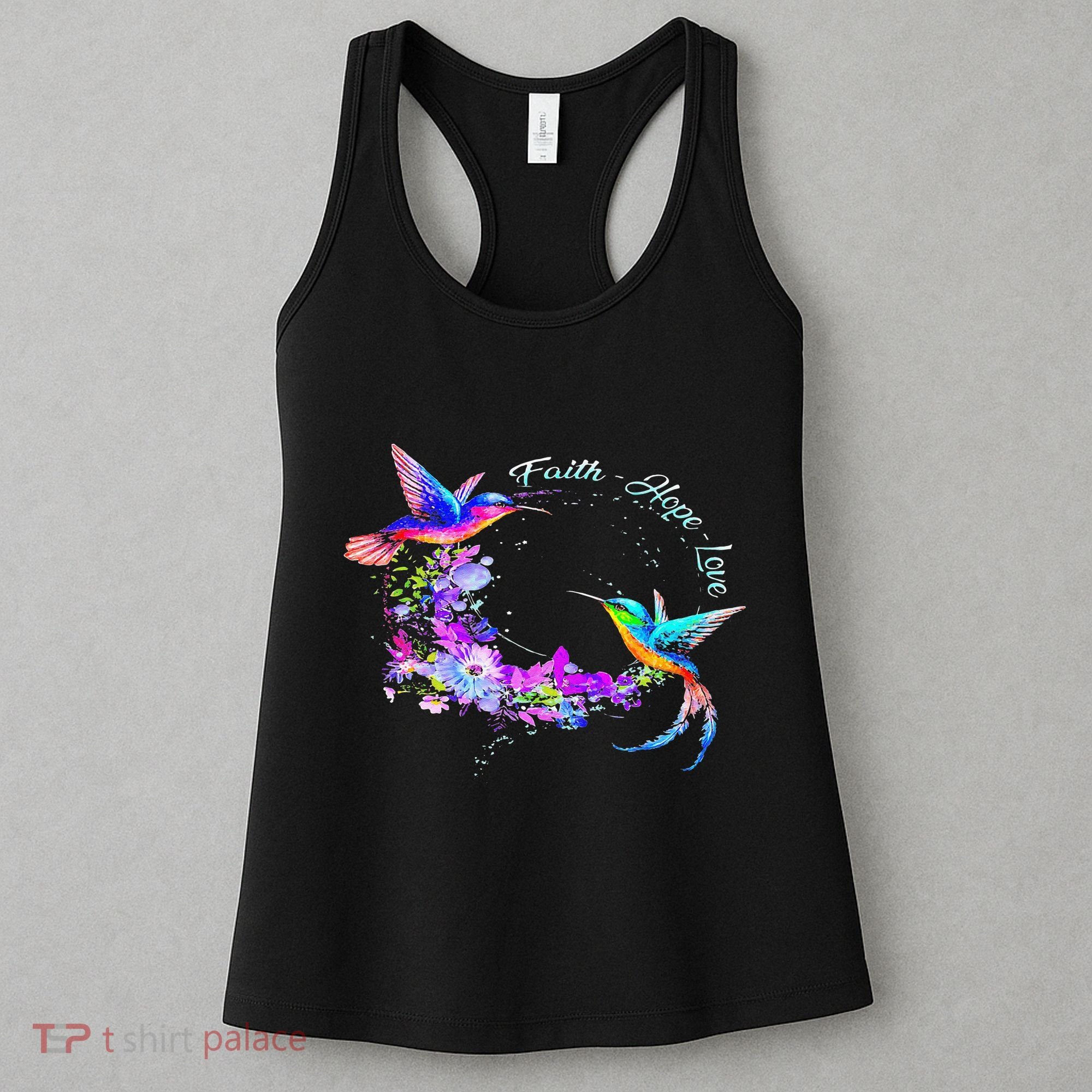 Hummingbird Bird Tree Beautiful Nature Spirit Women's Tank Top